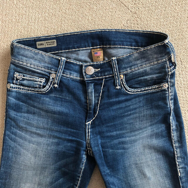 True Religion(トゥルーレリジョン)の色落ち感が丁度いい！True Religion CORA レディース  W25 レディースのパンツ(デニム/ジーンズ)の商品写真