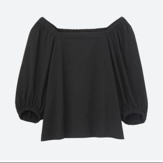 ユニクロ(UNIQLO)のUNIQLO 2way オフショルカットソー(カットソー(長袖/七分))