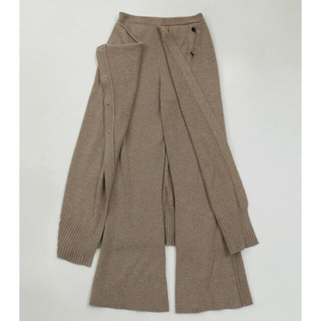 TODAYFUL(トゥデイフル)のTODAYFUL レイヤード　ニットスカート　パンツ レディースのスカート(ひざ丈スカート)の商品写真