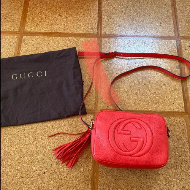 Gucci(グッチ)のSALE⭐︎グッチGUCCI ショルダーバッグ　コーラルピンク レディースのバッグ(ショルダーバッグ)の商品写真