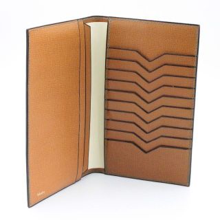 Valextra - ヴァレクストラグレインレザー 二つ折り長財布【美品】の