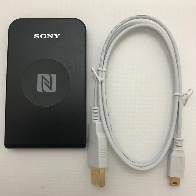 SONY(ソニー)の【傷有】SONY PaSoRi パソリ RC-S380 USBminiケーブル付 スマホ/家電/カメラのPC/タブレット(PC周辺機器)の商品写真