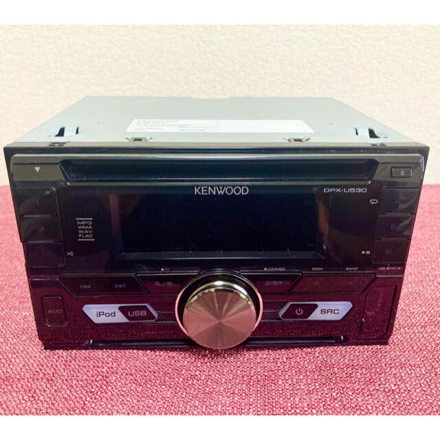 KENWOOD(ケンウッド)のKENWOOD カーオーディオ DPX-U530  USB/AUX 2DIN 自動車/バイクの自動車(カーオーディオ)の商品写真