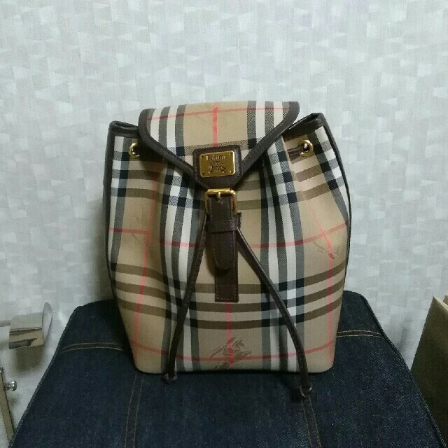 BURBERRY(バーバリー)のa様ご専用です❗　☆BURBERRY　オールド　リュック　美品☆ レディースのバッグ(リュック/バックパック)の商品写真