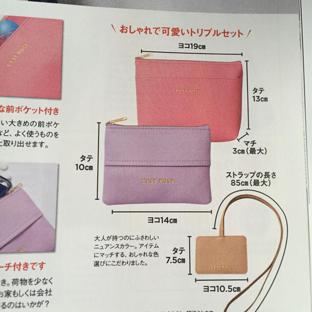 L'EST ROSE(レストローズ)の大幅値下げ☆Steady ９月付録 エンタメ/ホビーの雑誌(ファッション)の商品写真