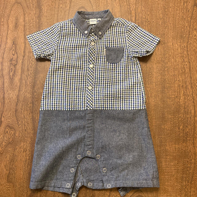 SHIPS KIDS(シップスキッズ)のSHIPS KIDS  シップス　ロンパース　つなぎ キッズ/ベビー/マタニティのベビー服(~85cm)(ロンパース)の商品写真