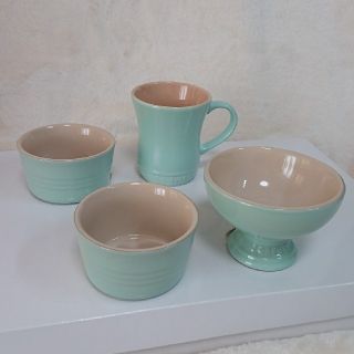 ルクルーゼ(LE CREUSET)のル・クルーゼ ラージラムカン アイスクリームカップ マグカップS(食器)