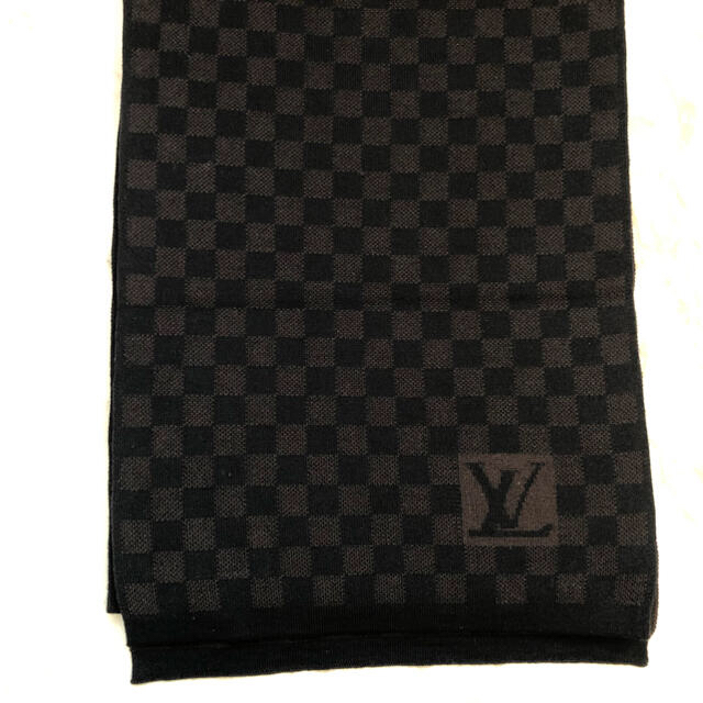 LOUIS VUITTON(ルイヴィトン)の【美品】ルイヴィトン　マフラー/ストール　ダミエグラフィット　 メンズのファッション小物(マフラー)の商品写真