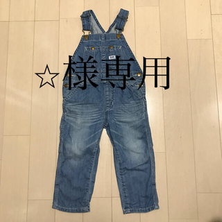 リー(Lee)の【美品】Lee オーバーオール　90サイズ(パンツ/スパッツ)