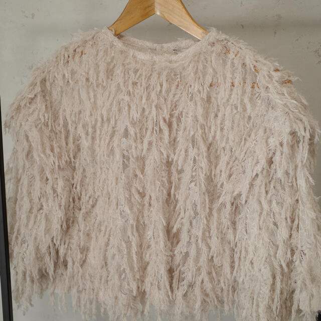 Clane FRINGE LACE TOPS レディースのトップス(シャツ/ブラウス(長袖/七分))の商品写真