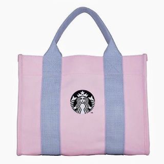 スターバックスコーヒー(Starbucks Coffee)の台湾 スターバックス 桜　トートバッグ ポケット付 ピンク(トートバッグ)