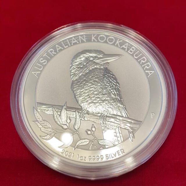 銀貨　純銀　1オンス  新品　2021年　カワセミ　silver99.9 銀