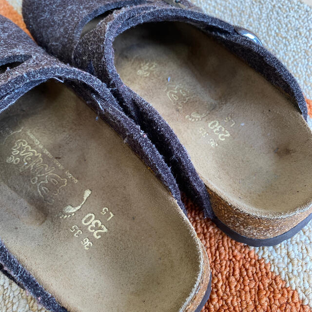 BIRKENSTOCK(ビルケンシュトック)のデイジーえみ様専用 ビルケンシュトック ローリー 23 フェルト ダークブラウン レディースの靴/シューズ(サンダル)の商品写真