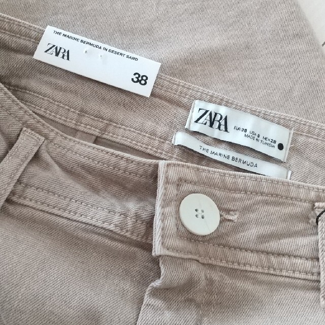ZARA(ザラ)のZARAマリンバルミューダ レディースのパンツ(デニム/ジーンズ)の商品写真