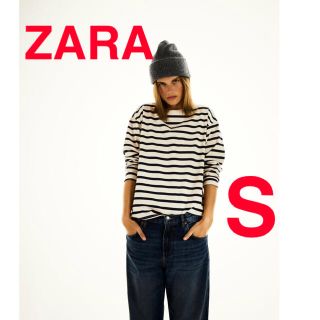 ザラ(ZARA)のZARA 長袖ラウンドネックTシャツ(Tシャツ(長袖/七分))