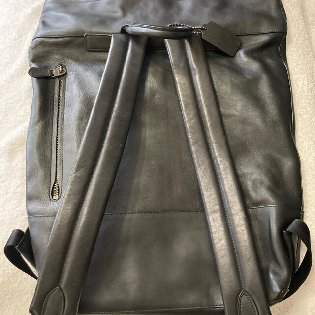 コーチ／COACH リュック バッグ バックパック メンズ 男性 男性用レザー 革 本革 ブラック 黒  F54135 Charles Slim Backpack In Sport Calf Leather チャールズ スリム バッグパック スポーツカーフ シボ革 シュリンクレザー ノートPC収納可