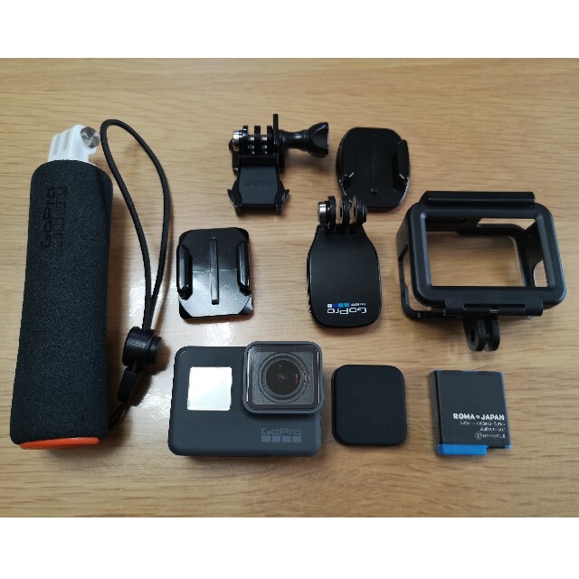 GoPro(ゴープロ)のGopro Hero6 black 美品 おまけ付き スマホ/家電/カメラのカメラ(その他)の商品写真