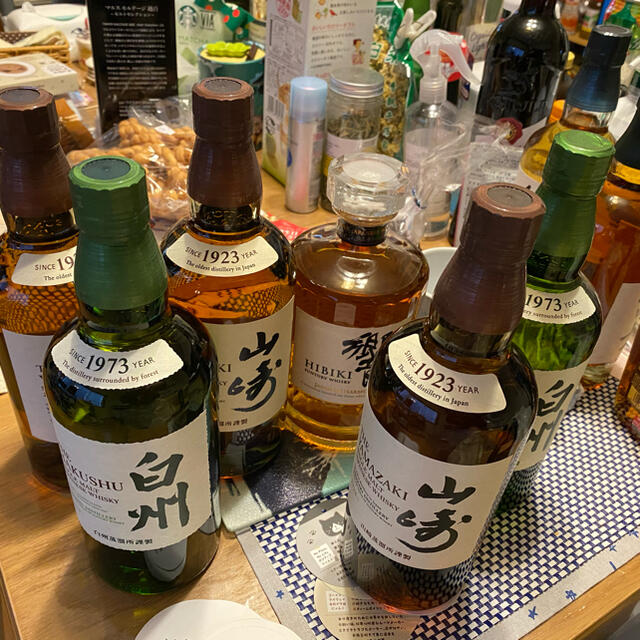 サントリー(サントリー)のジャパニーズウイスキー6本　おまかせ付き 食品/飲料/酒の酒(ウイスキー)の商品写真