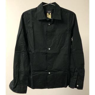 アーペーセー(A.P.C)の【美品】A.P.C. ブラックシャツ 長袖(シャツ)