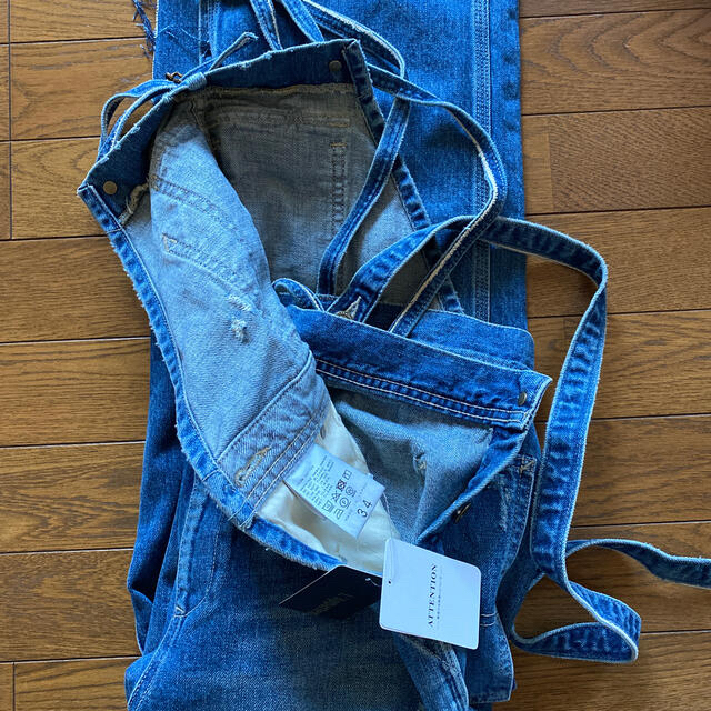 L'Appartement DEUXIEME CLASSE(アパルトモンドゥーズィエムクラス)のL'Appartement Denim Over ALL オーバーオール レディースのパンツ(サロペット/オーバーオール)の商品写真