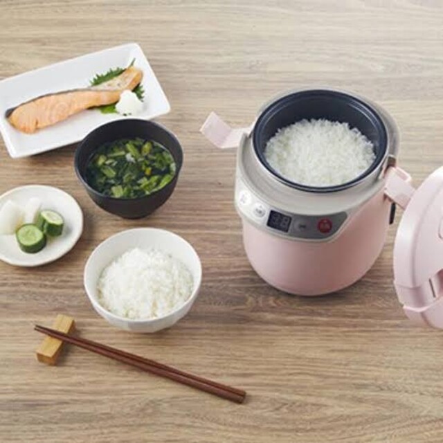 新品 アルコレ ミニライスクッカー 炊飯器 1.5合炊き 発酵モード付き