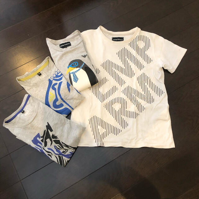 ARMANI JUNIOR(アルマーニ ジュニア)のアルマーニ　キッズTシャツ8枚 キッズ/ベビー/マタニティのキッズ服男の子用(90cm~)(Tシャツ/カットソー)の商品写真