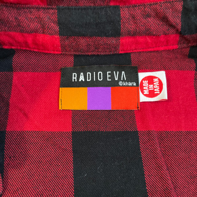 RADIO EVA  チェックシャツ　L