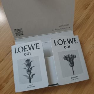 ロエベ(LOEWE)のLOEWE オードゥトワレ ロエベ001マン ウーマン サンプル(香水(女性用))