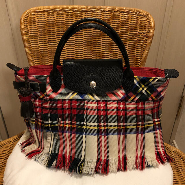 LONGCHAMP(ロンシャン)の♡専用♡ ロンシャン プリアージュ　チェック レディースのバッグ(トートバッグ)の商品写真