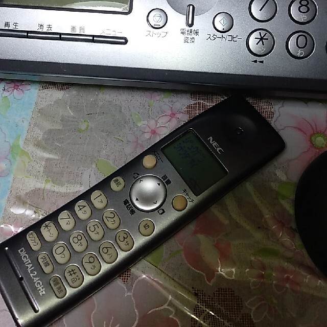 NEC(エヌイーシー)のＮＥＣファックス機能付き電話機　speax SP-DA320 スマホ/家電/カメラの生活家電(その他)の商品写真