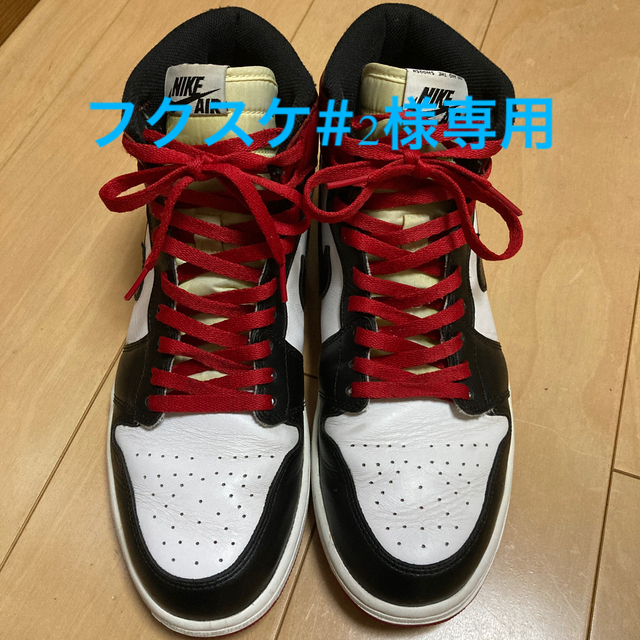 NIKE AIR JORDAN 1 HIGH OG つま黒 US11 - スニーカー