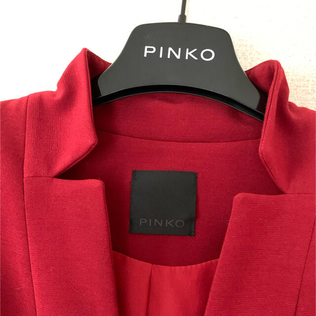 値下げしました❣️PINKO モコモコニットコートおしゃれです