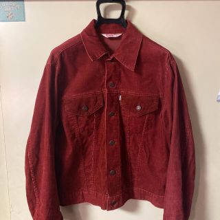 リーバイス(Levi's)の70s vintage LEVI’S コーデュロイジャケット RED(Gジャン/デニムジャケット)