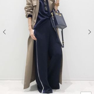 アパルトモンドゥーズィエムクラス(L'Appartement DEUXIEME CLASSE)の訳あり　アパルトモンCol Pierrot LINE WIDE PANTS(カジュアルパンツ)