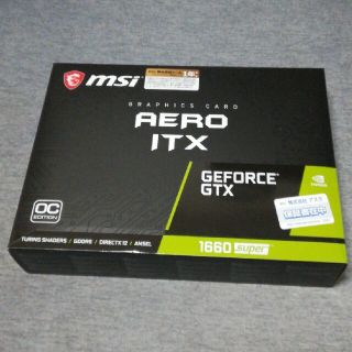 MSI GEFORCE GTX 1660 super 中古(PC周辺機器)