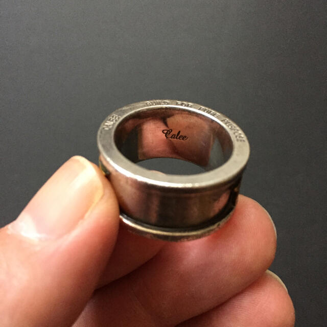 CALEE - 定価41800円!CALEE POLICY RING SILVER 19号 指輪の CALEE - 定価41800円!CALEE POLICY RING SILVER 19号 指輪の