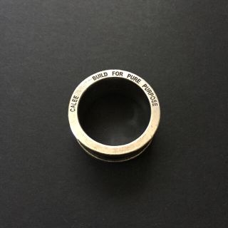 定価41800円！CALEE POLICY RING SILVER 19号 指輪