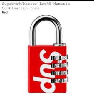 Supreme®/Master Lock® ブラック 黒 新品未開封