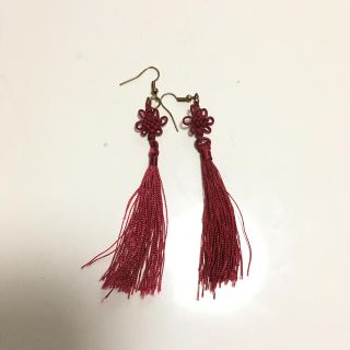 【最安値】ピアス　中華風(ピアス)