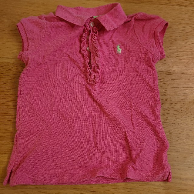 POLO RALPH LAUREN(ポロラルフローレン)のPOLO　ポロシャツ　ピンク キッズ/ベビー/マタニティのキッズ服女の子用(90cm~)(Tシャツ/カットソー)の商品写真