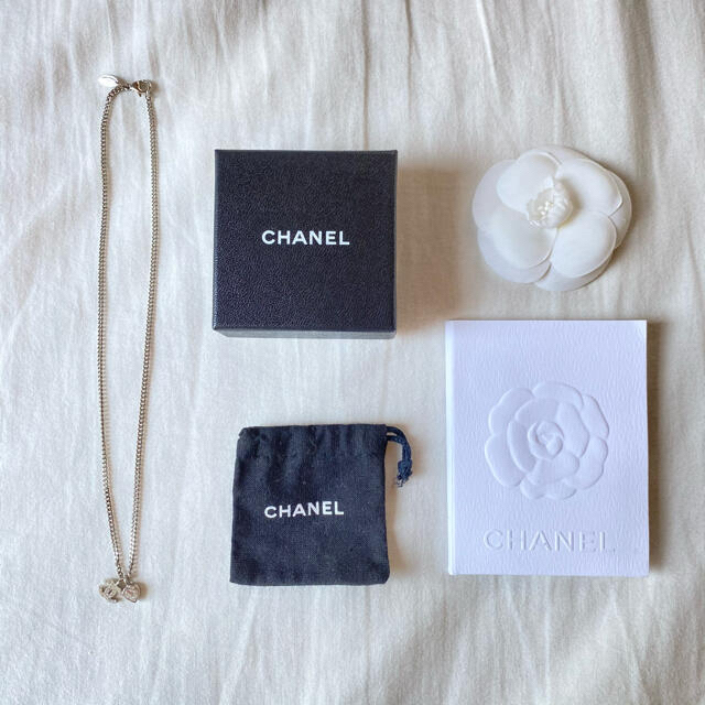 正規品 美品 CHANEL シャネル ネックレス シルバー ハート