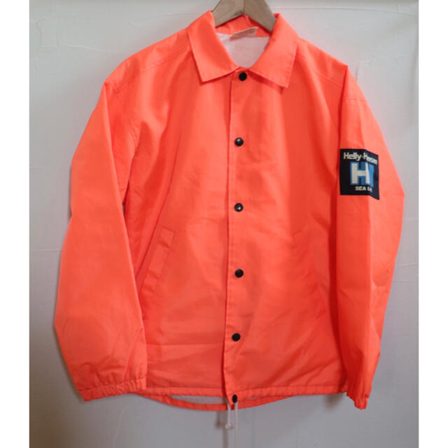 HELLY HANSEN(ヘリーハンセン)の90s ヘリーハンセン ウインドブレーカー　蛍光オレンジ　Sサイズ メンズのジャケット/アウター(ナイロンジャケット)の商品写真