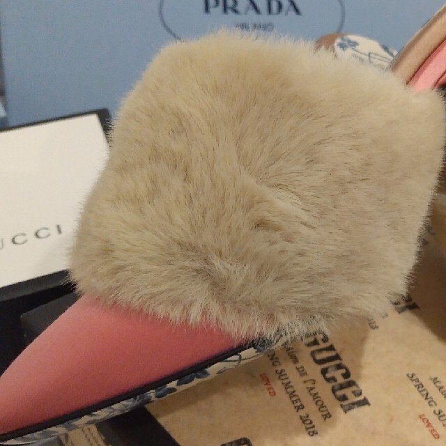 最終値下げ!!グッチ ビジュー サンダル パンプス