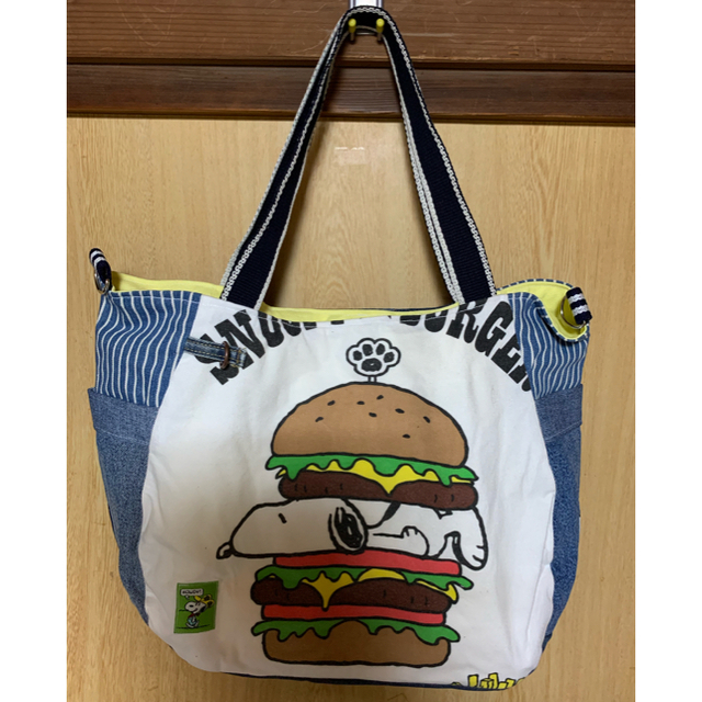 りんご様専用】スヌーピー リメイクバッグ ハンバーガー 流行の