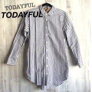 トゥデイフル(TODAYFUL)の【TODAYFUL】ストライプシャツ /ロング丈/長袖(シャツ/ブラウス(長袖/七分))