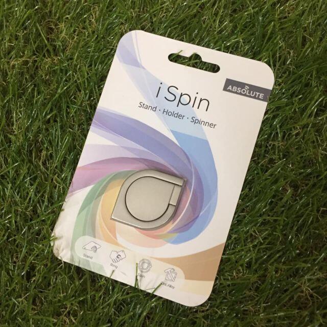 スマホリング】ABSOLUTE iSpin ハンドスピナー機能付き☆ スマホ/家電/カメラのスマホアクセサリー(その他)の商品写真