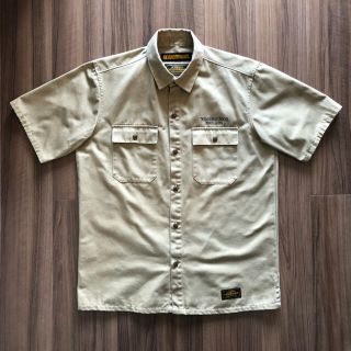 ネイバーフッド(NEIGHBORHOOD)の19SS美品NEIGHBORHOODクラシックワークシャツBEIGE L(シャツ)