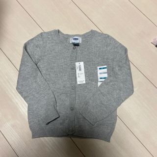 オールドネイビー(Old Navy)の新品　　タグ付き　グレーカーディガン(カーディガン)