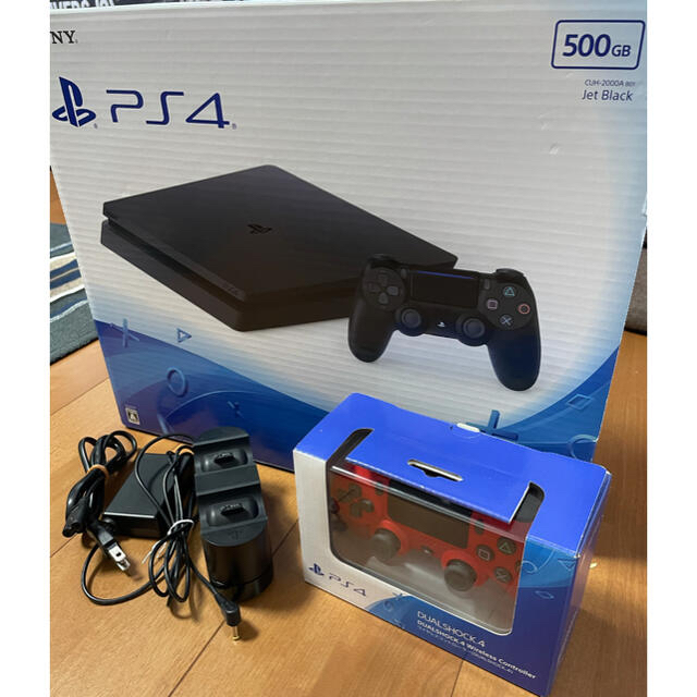 PS4 本体 コントローラー×2 充電スタンドセットの通販 by ゆった's