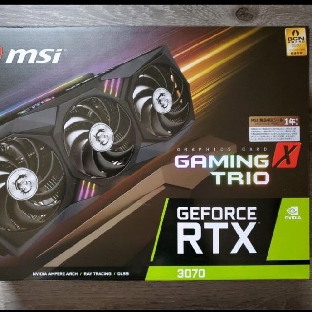 MSI Geforce RTX 3070 Gaming Trio XGDDR68GB搭載ポート